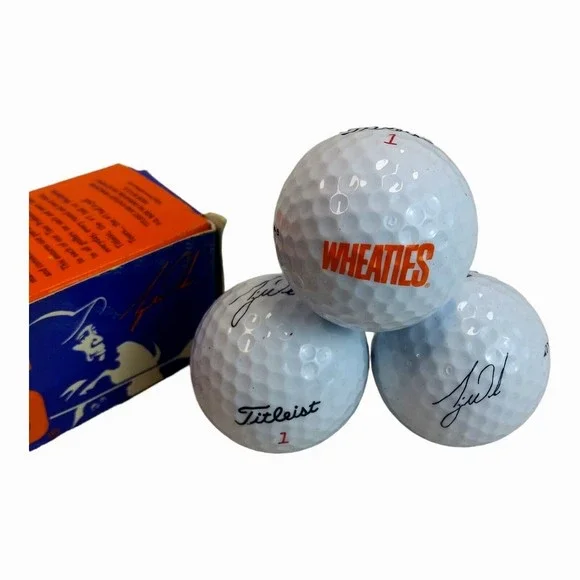 Titleist Wheaties Tiger Woods Golf Balls One Sleeve of 3 Brand New Balls - Picture 2 of 6